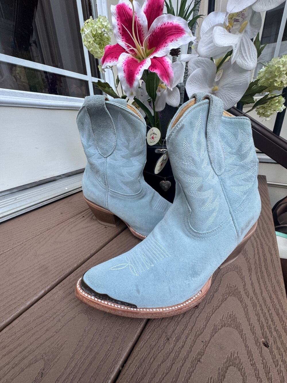 new Idyllwind Wheels Western Boot Blue Women's Size 8B (500